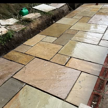 Stone paving detail