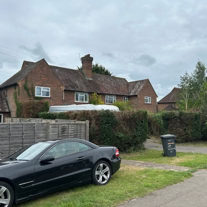 A garden boundary