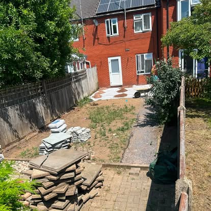 Garden before renovation